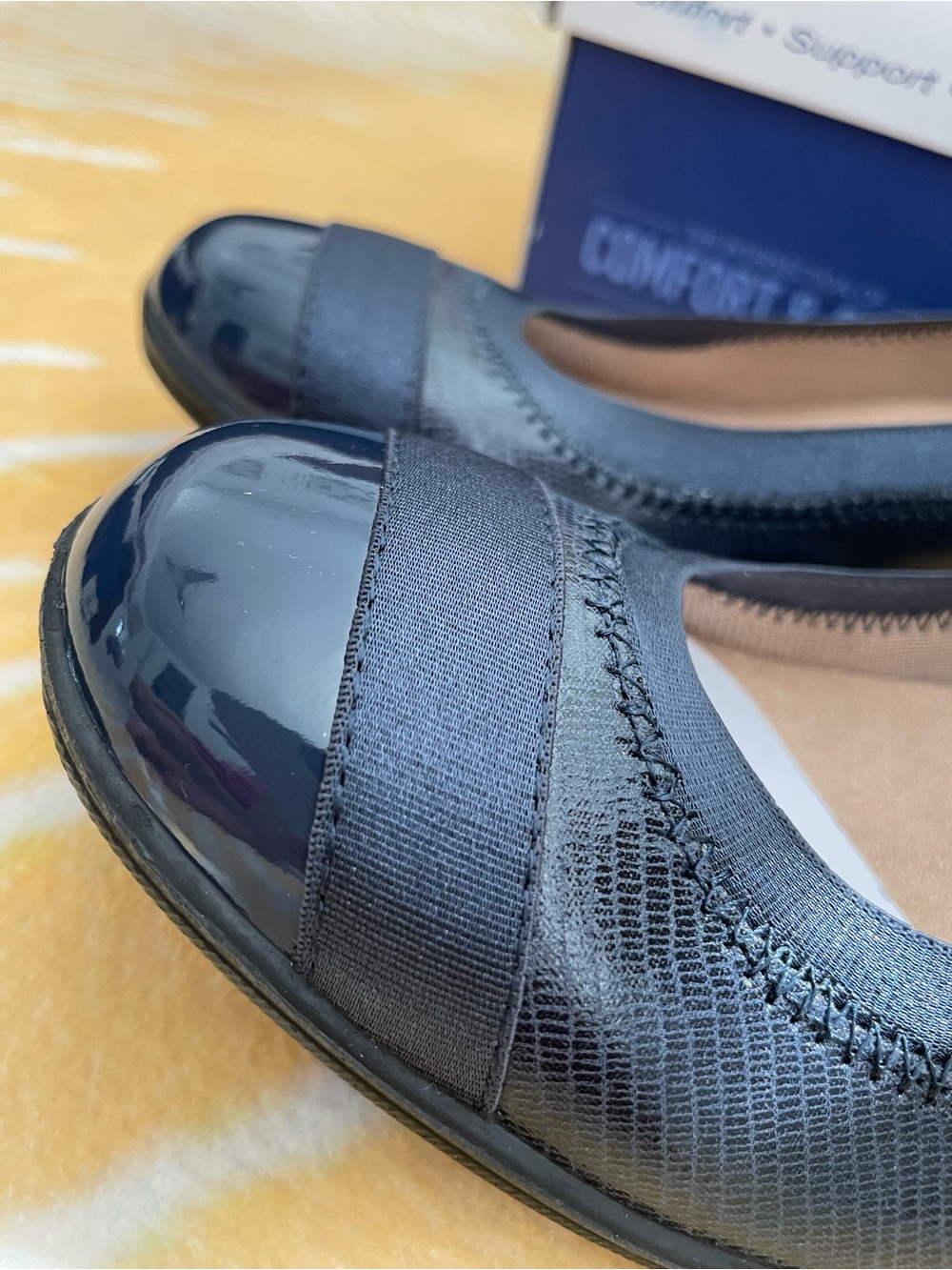 LifeStride Indigo Velocity Memory Foam Wedge Navy Liz. 8.5 M - Picture 3 of 9